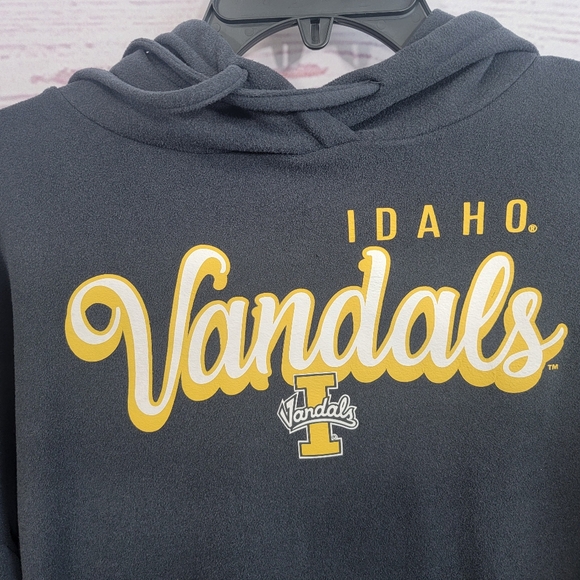 UofI University Of Idaho L Womens  Black Fleece - Picture 5 of 6